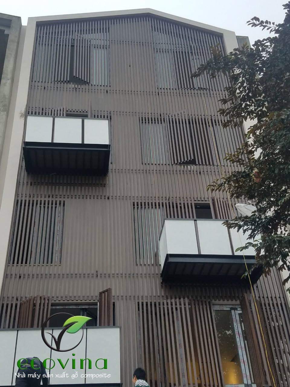 Nhà máy gỗ nhựa composite Ecovina