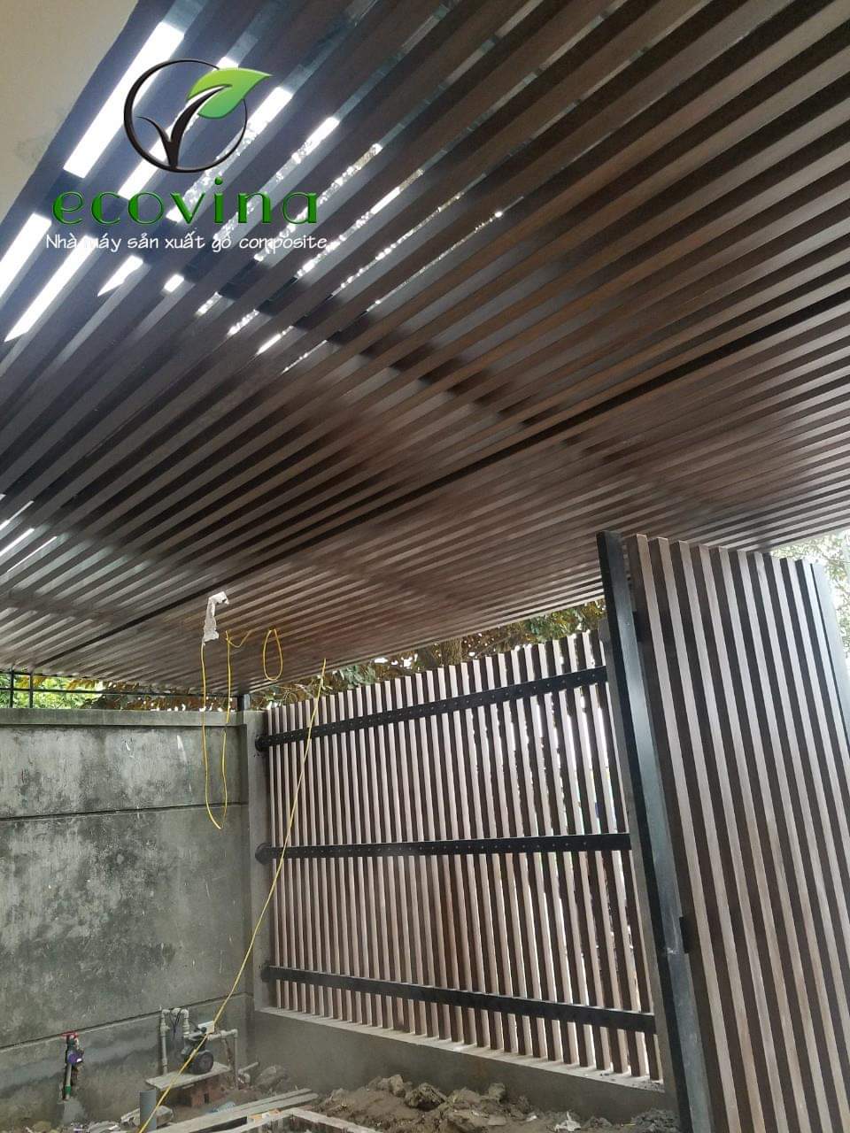 Nhà máy gỗ nhựa composite Ecovina