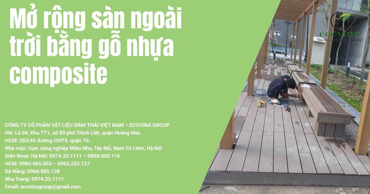 Nhà máy gỗ nhựa composite Ecovina