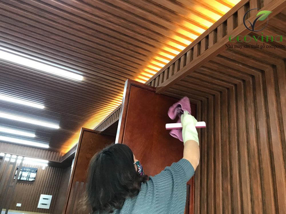 Nhà máy gỗ nhựa composite Ecovina