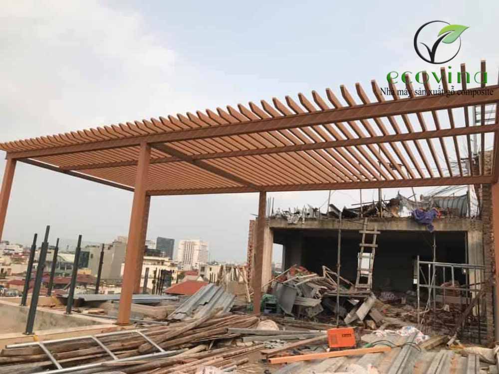 Nhà máy gỗ nhựa composite Ecovina