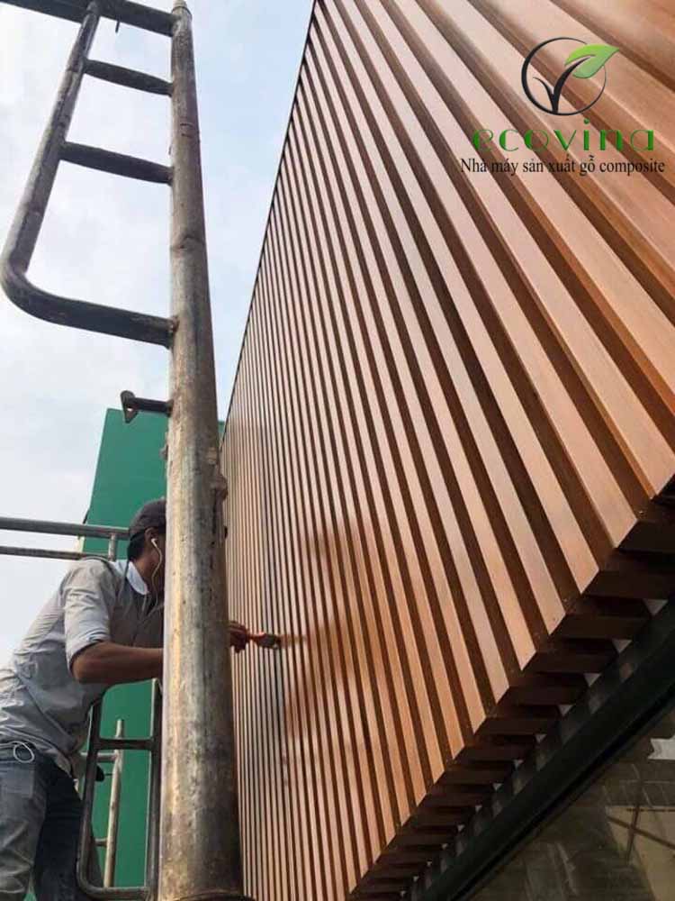 Nhà máy gỗ nhựa composite Ecovina