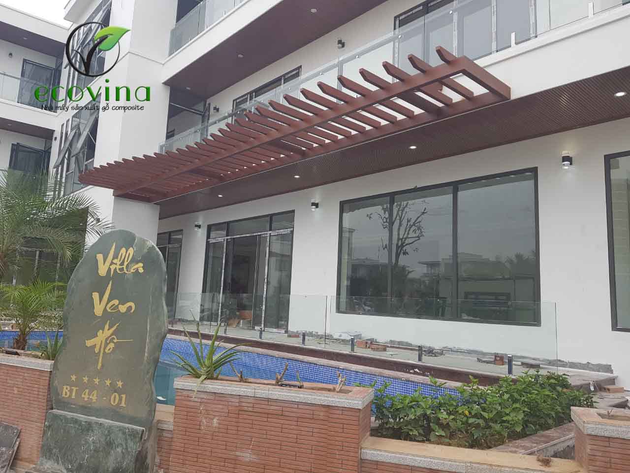 Nhà máy gỗ nhựa composite Ecovina