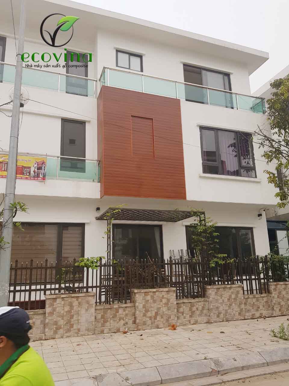 Ứng dụng đa dạng của gỗ nhựa composite - Ốp tường ngoài trời