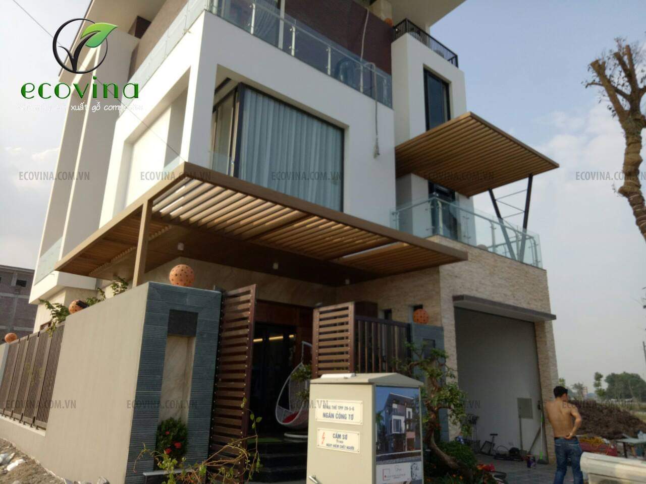 Nhà máy gỗ nhựa composite Ecovina