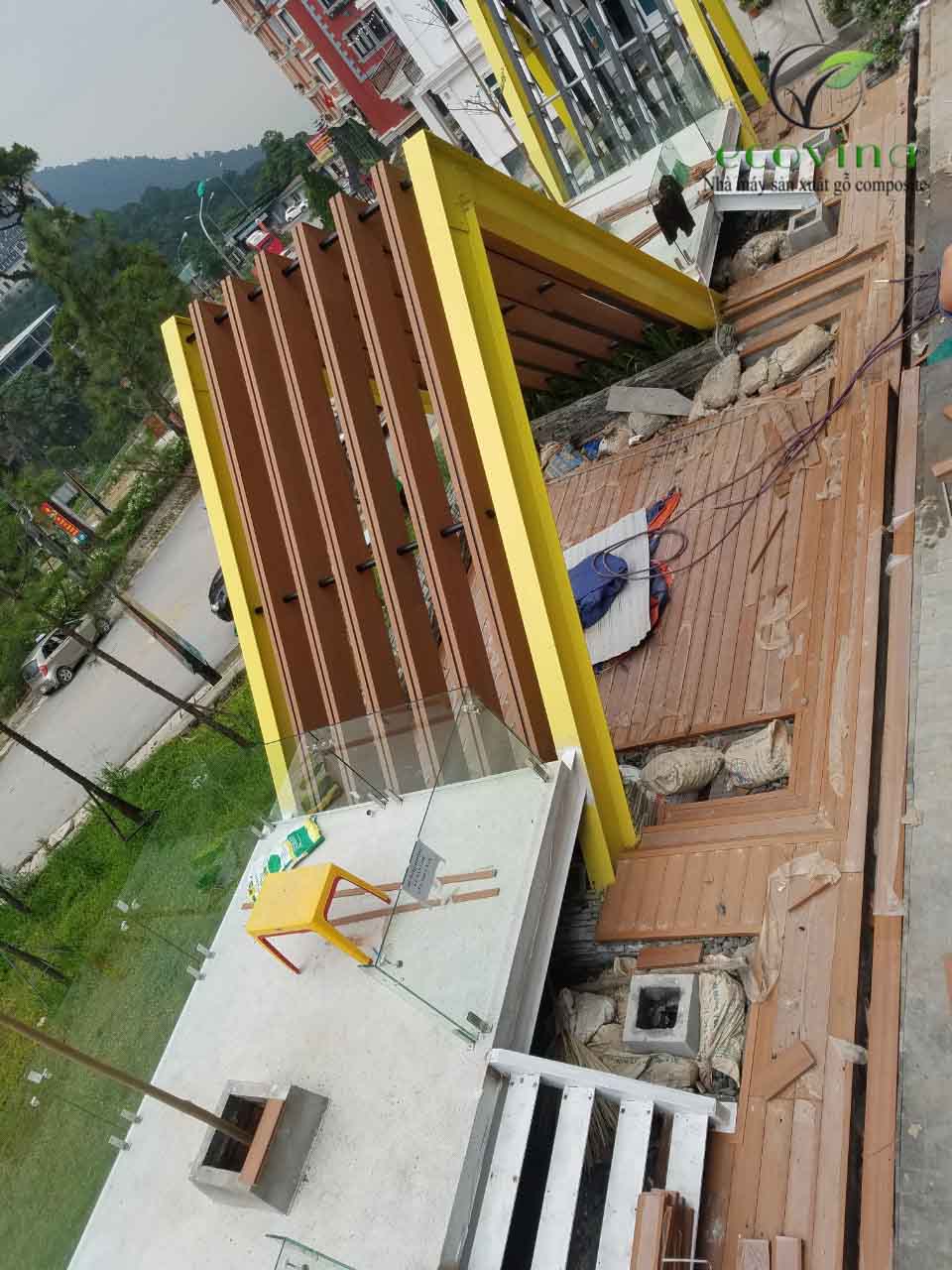 Nhà máy gỗ nhựa composite Ecovina