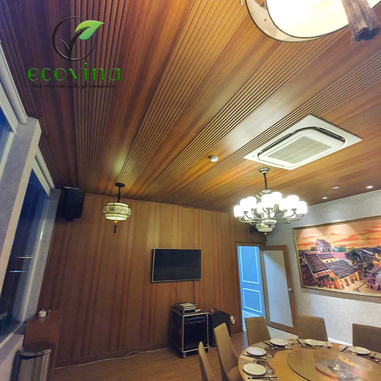 Nhà máy gỗ nhựa composite Ecovina