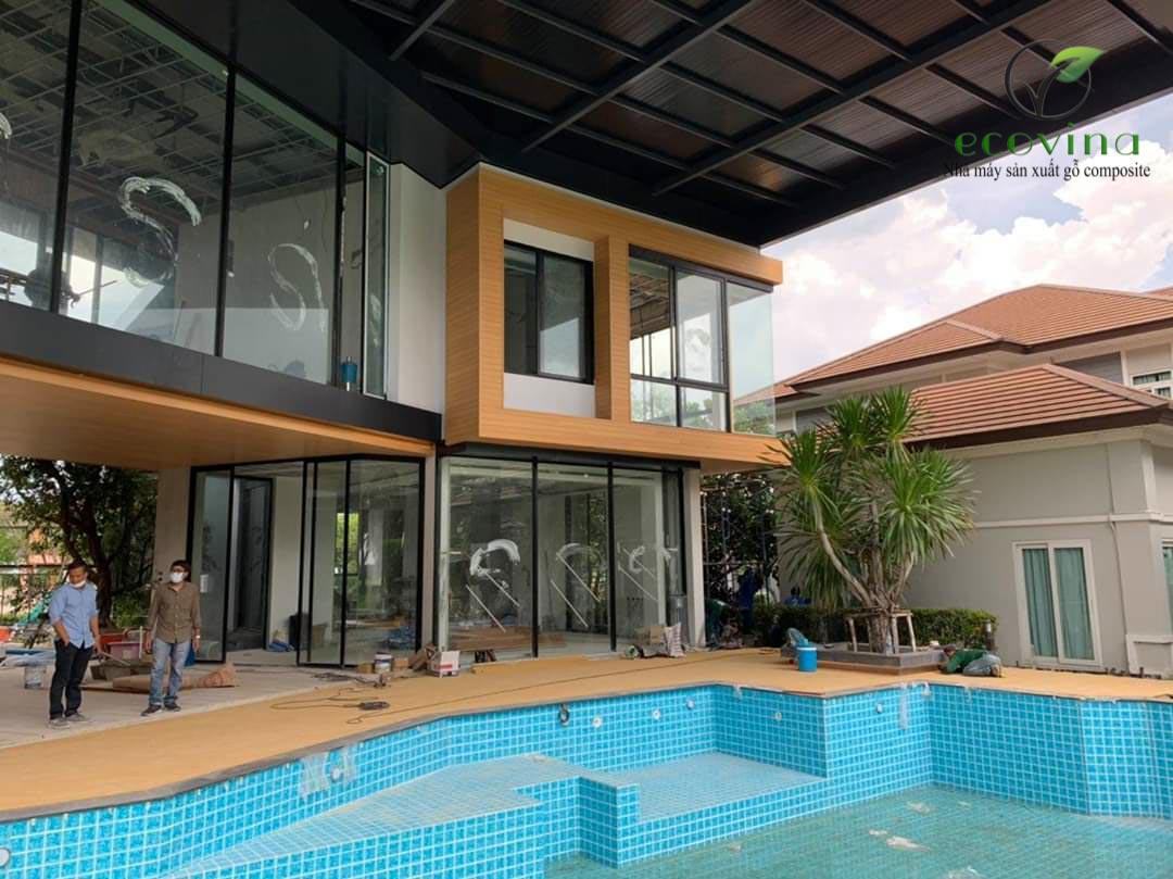 Nhà máy gỗ nhựa composite Ecovina