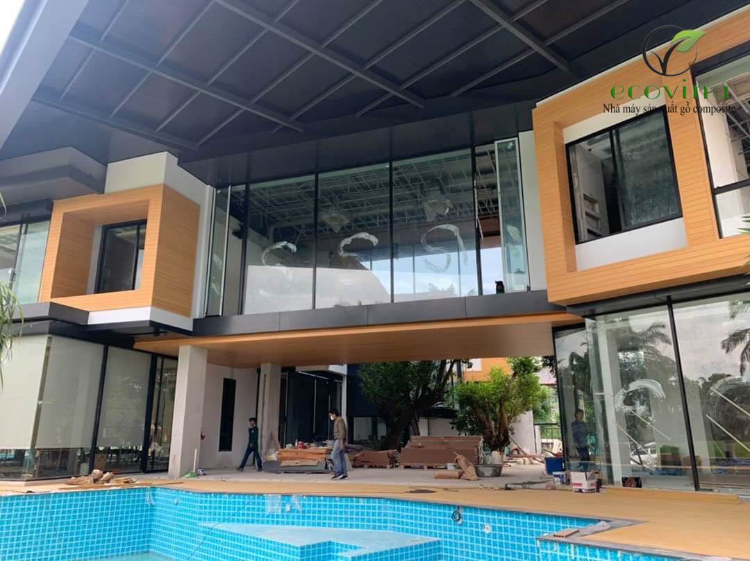 Nhà máy gỗ nhựa composite Ecovina