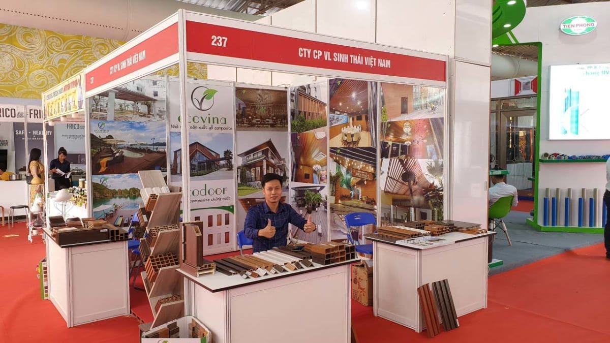 Nhà máy gỗ nhựa composite Ecovina