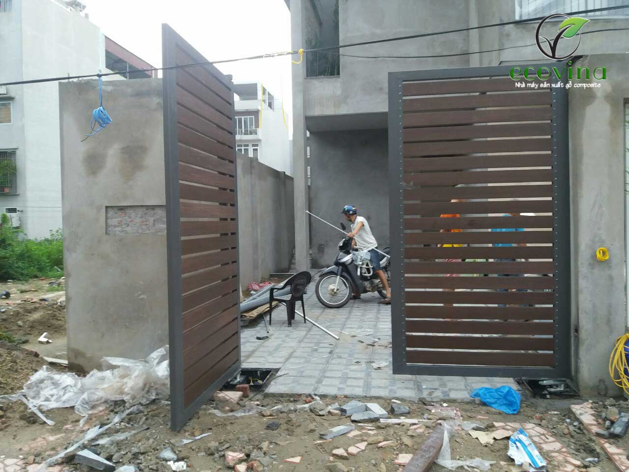 Nhà máy gỗ nhựa composite Ecovina