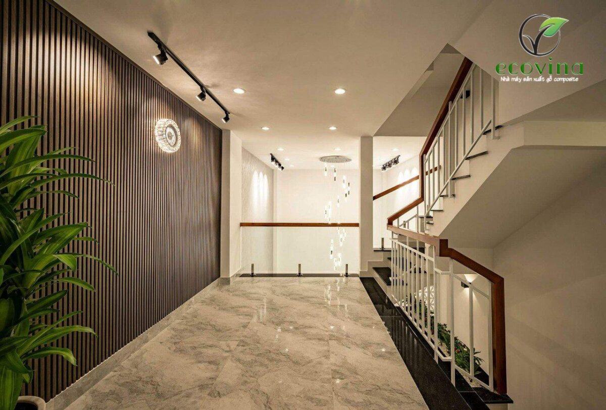 Tấm ốp tường lam sóng Ecovina