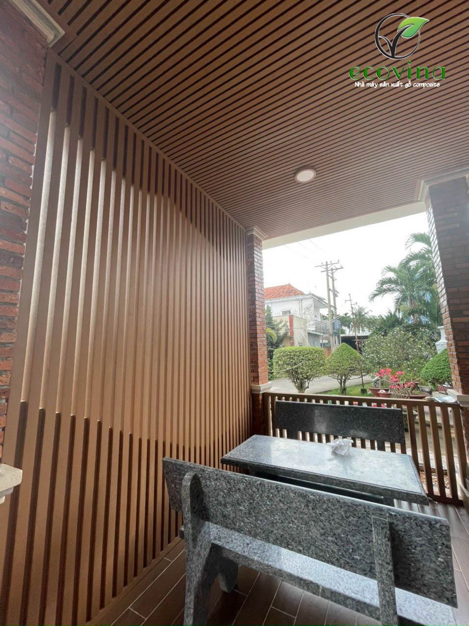Vách ngăn lam gỗ nhựa tại Đồng Nai
