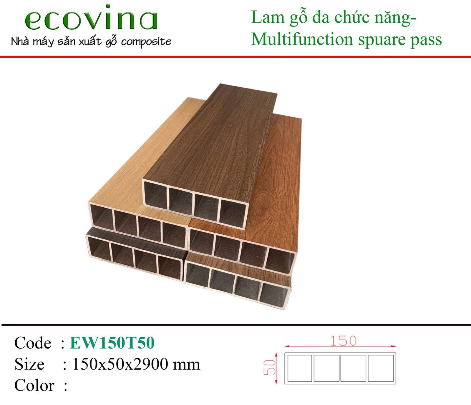  thanh lam gỗ nhựa nguyên sinh, tấm ốp phủ Asa Ecovina
