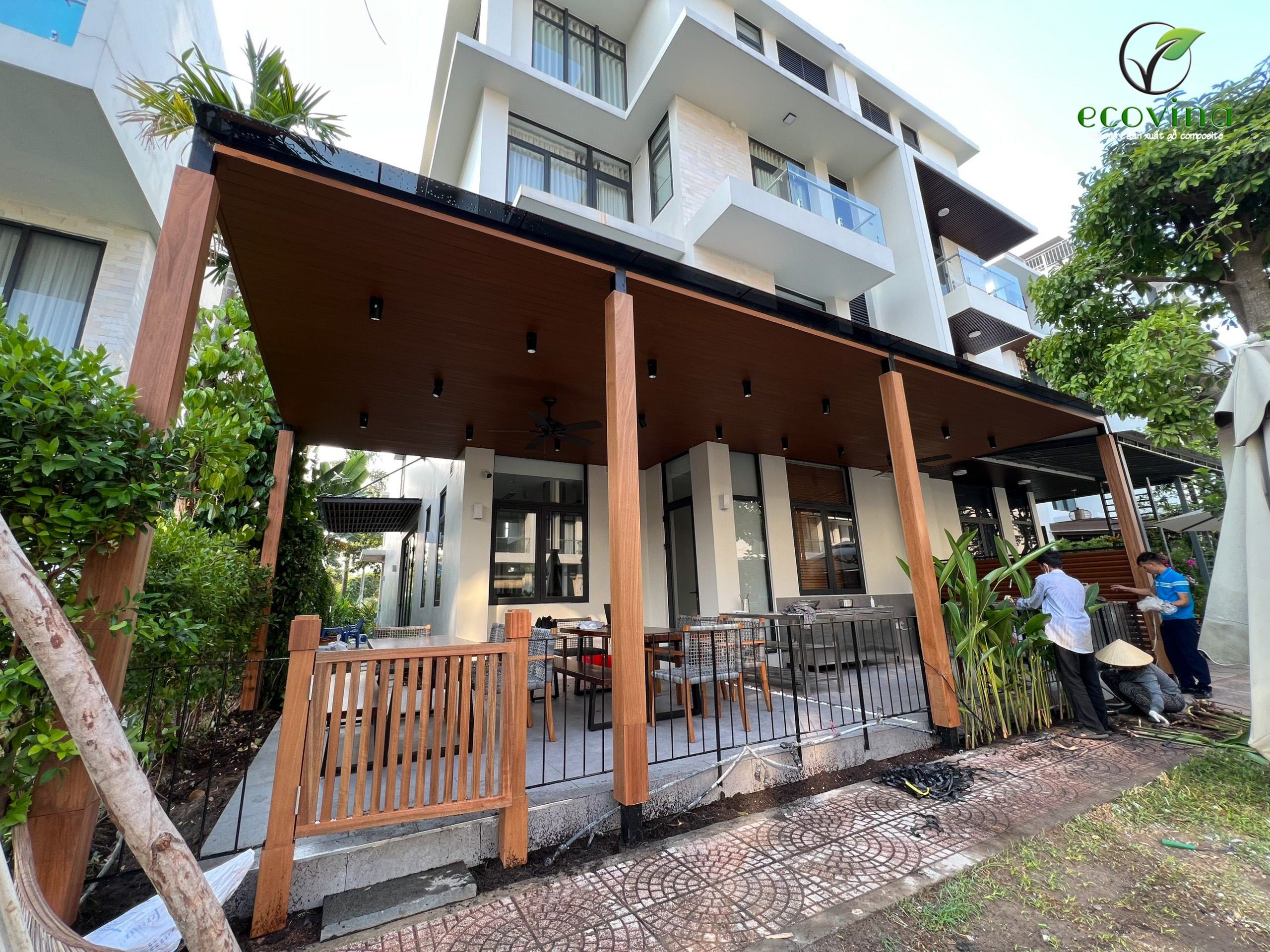 Nhà máy gỗ nhựa composite Ecovina