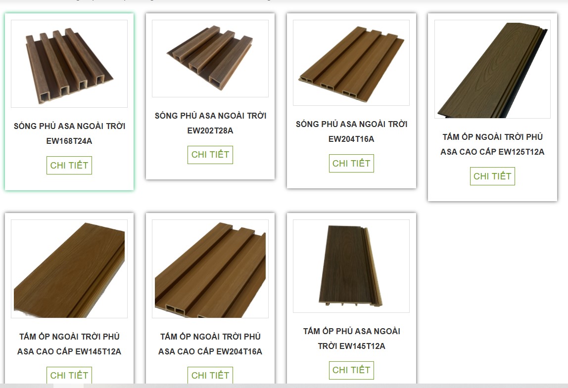 Cách nhận biết gỗ nhựa ngoài trời Compoite, phủ nano, asa chất lượng cao