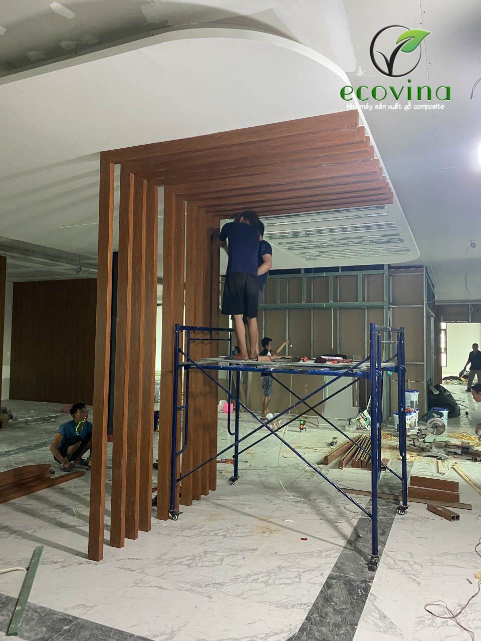 Nhà máy gỗ nhựa composite Ecovina