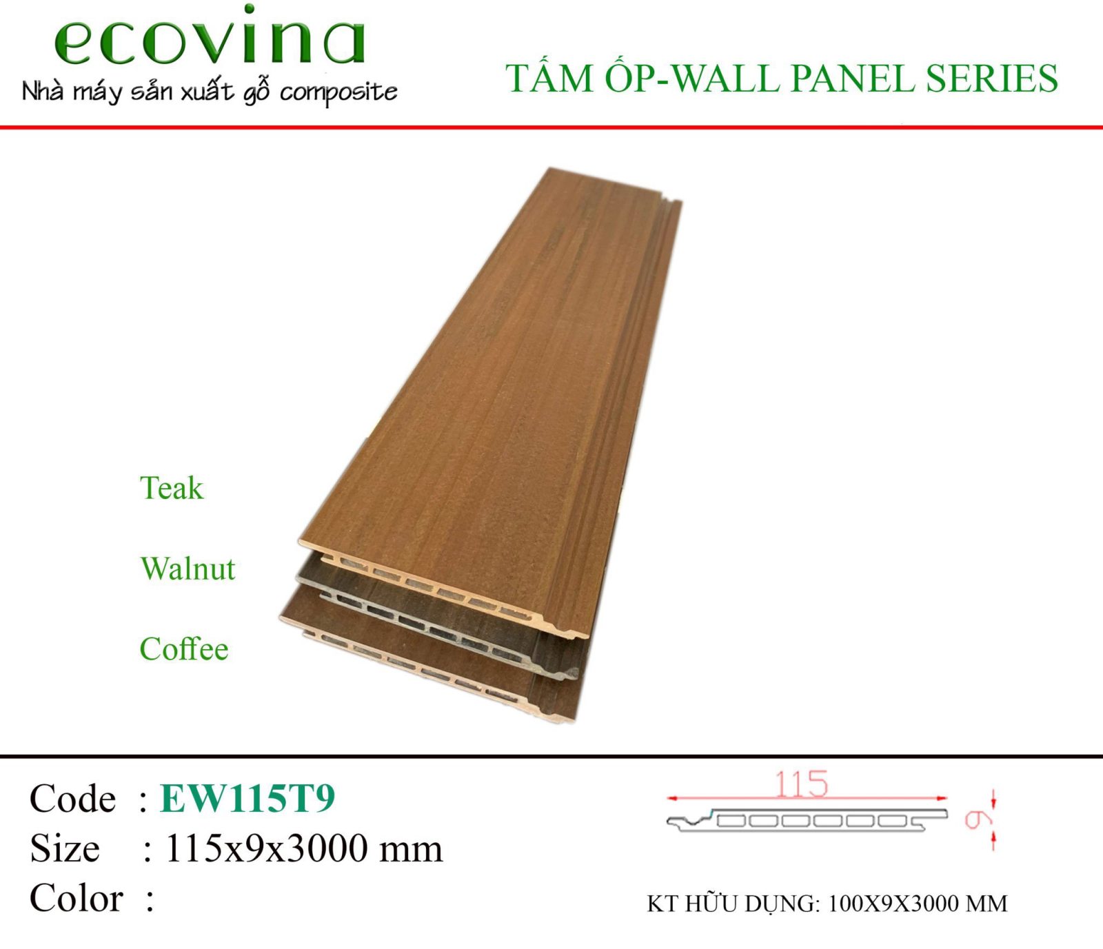 Nhà máy gỗ nhựa composite Ecovina