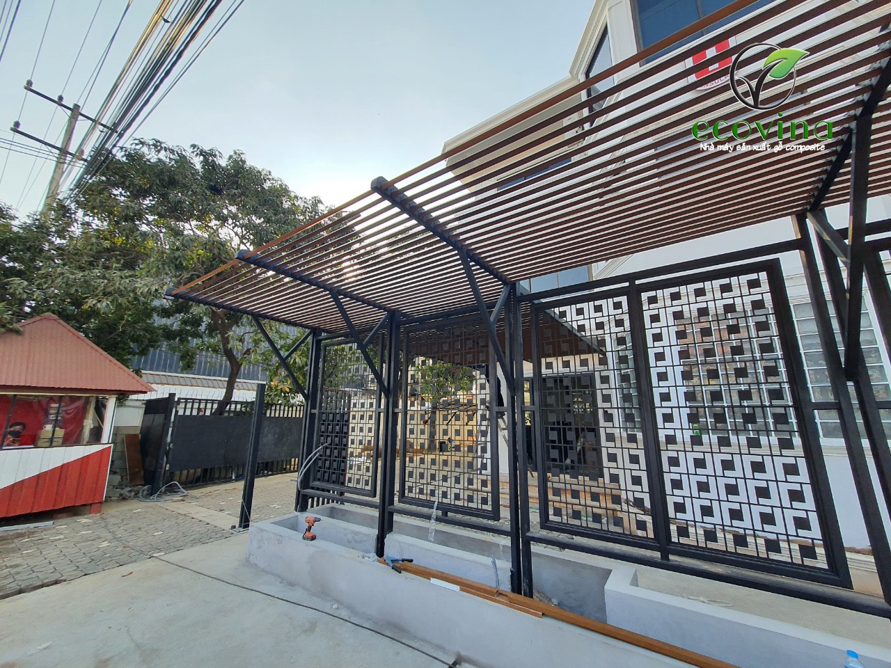 Nhà máy gỗ nhựa composite Ecovina