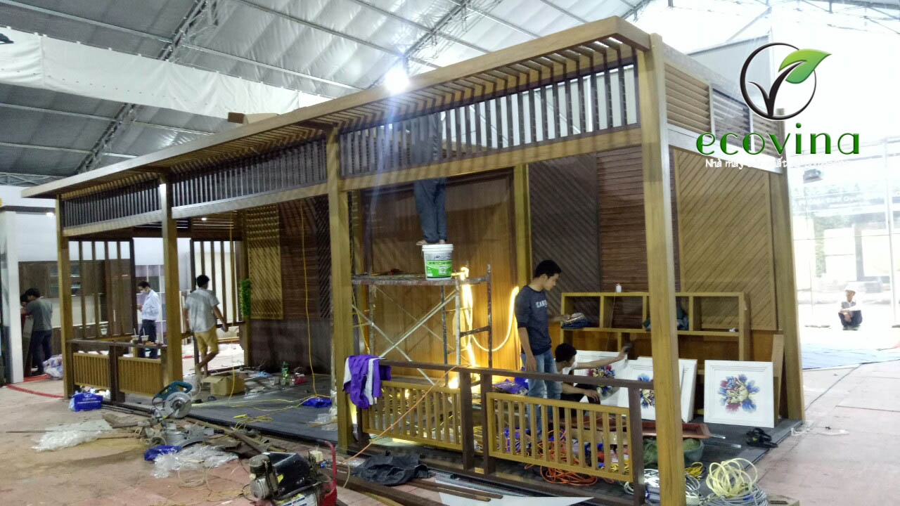 Nhà máy gỗ nhựa composite Ecovina