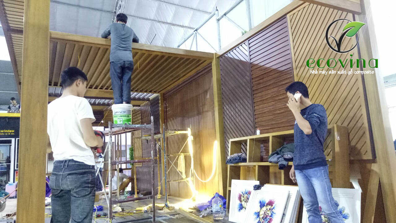 Nhà máy gỗ nhựa composite Ecovina