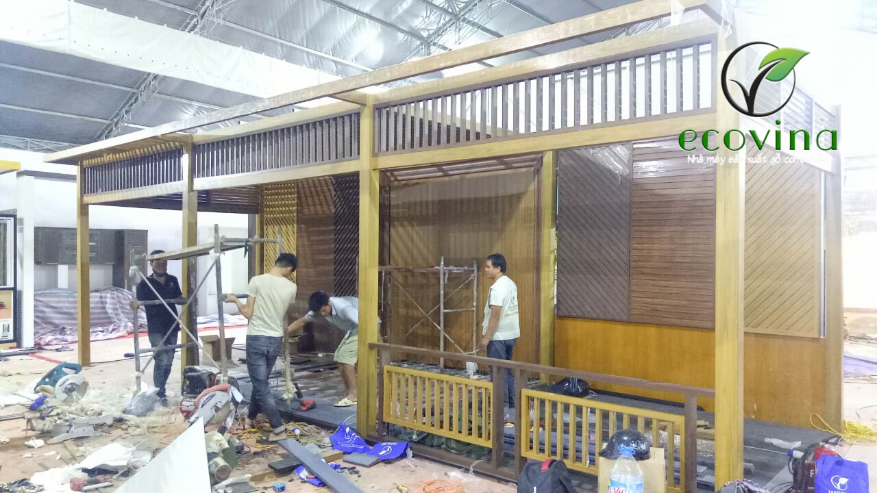 Nhà máy gỗ nhựa composite Ecovina