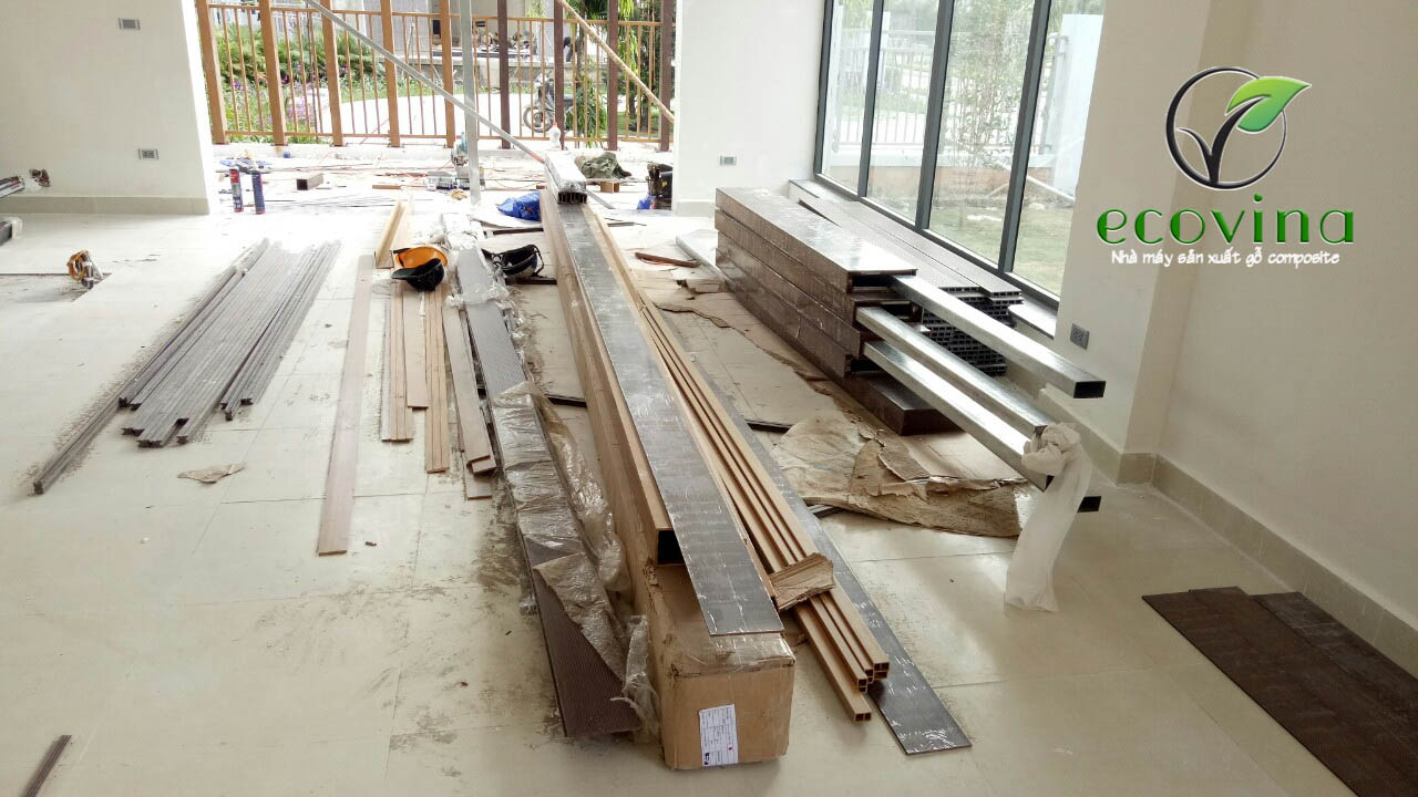 Nhà máy gỗ nhựa composite Ecovina