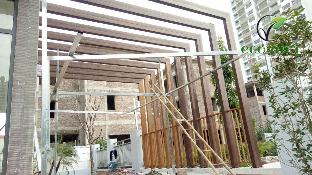 Nhà máy gỗ nhựa composite Ecovina