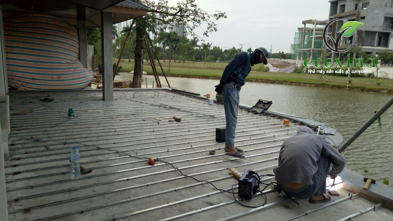 Nhà máy gỗ nhựa composite Ecovina