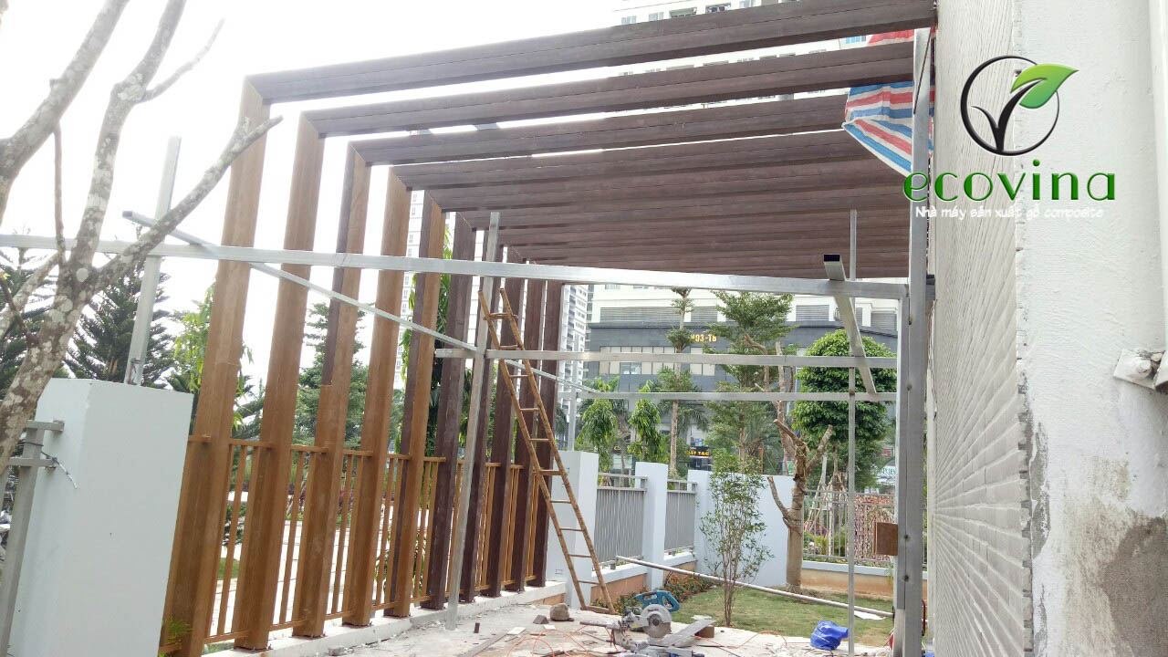 Nhà máy gỗ nhựa composite Ecovina