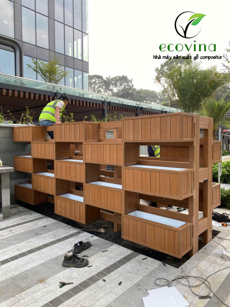 Nhà máy gỗ nhựa composite Ecovina