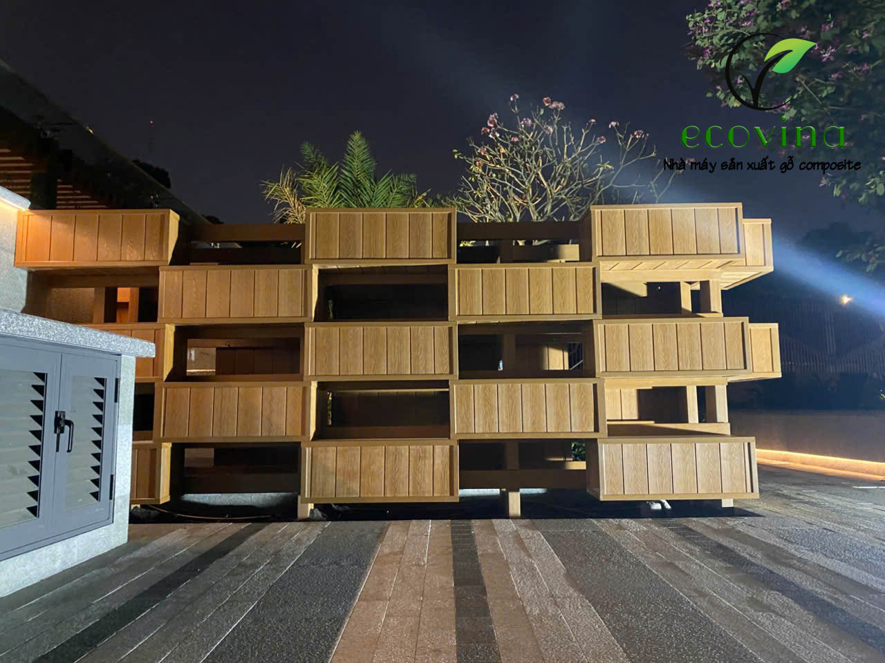Nhà máy gỗ nhựa composite Ecovina