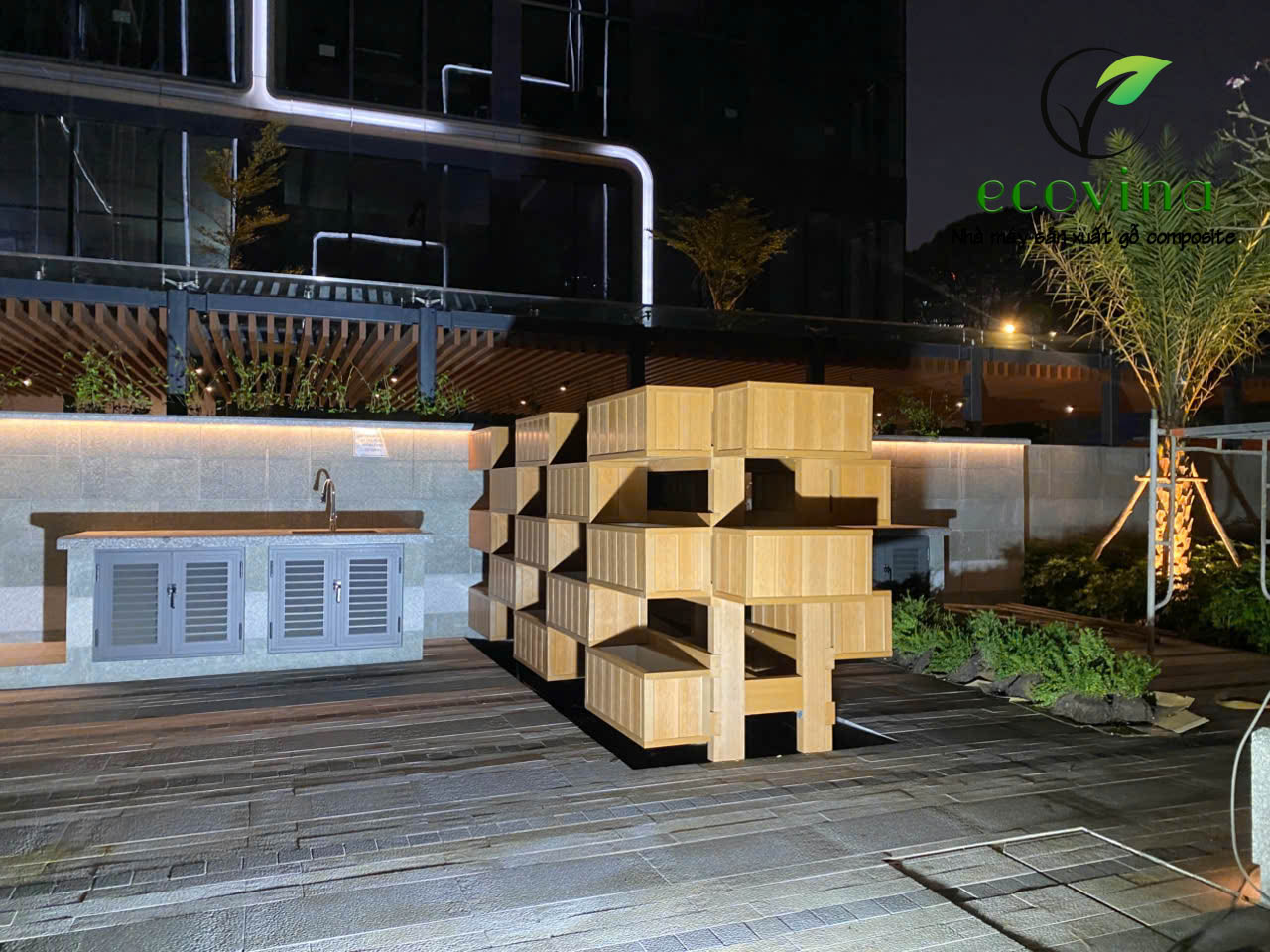 Nhà máy gỗ nhựa composite Ecovina