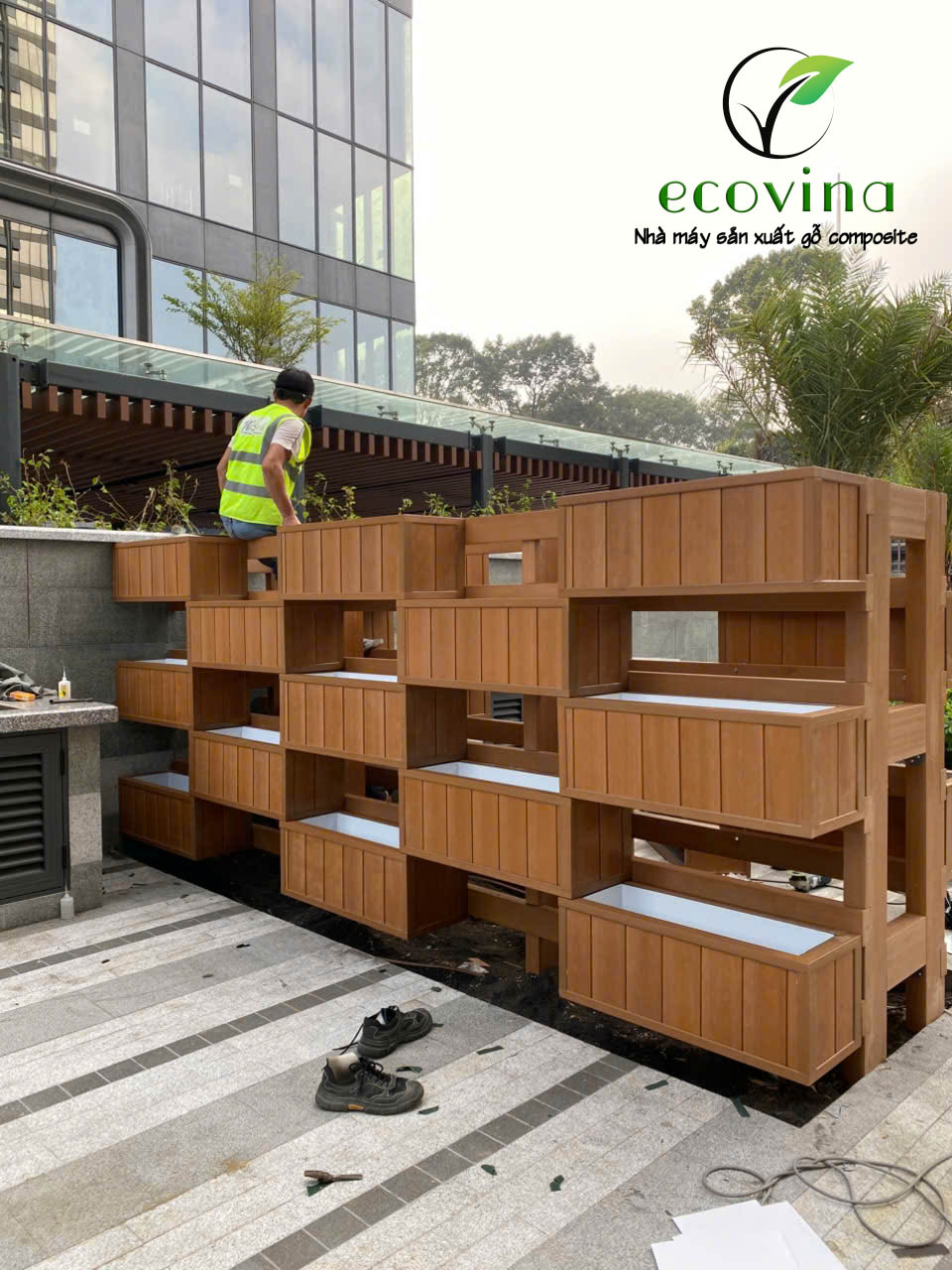 Nhà máy gỗ nhựa composite Ecovina