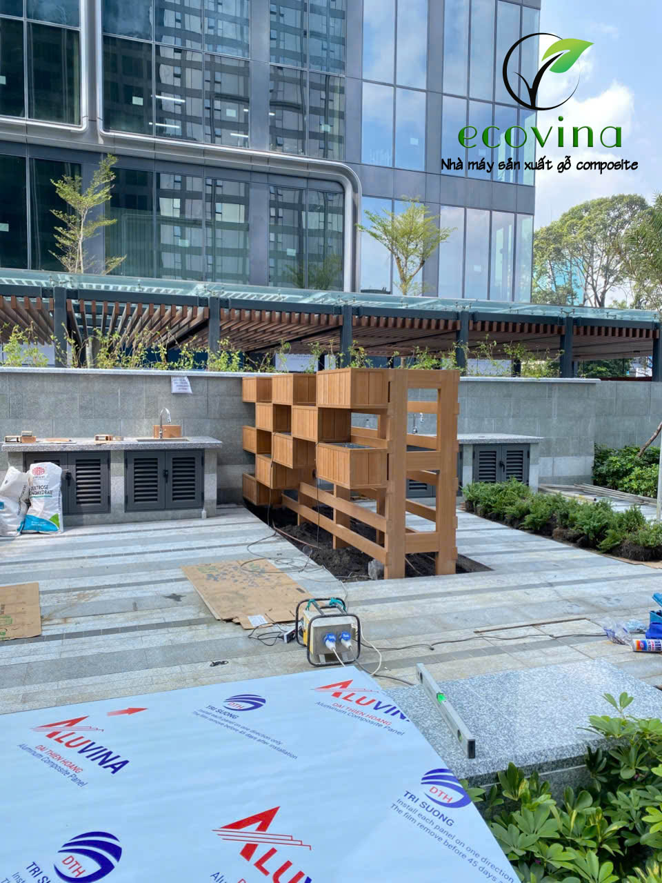 Nhà máy gỗ nhựa composite Ecovina