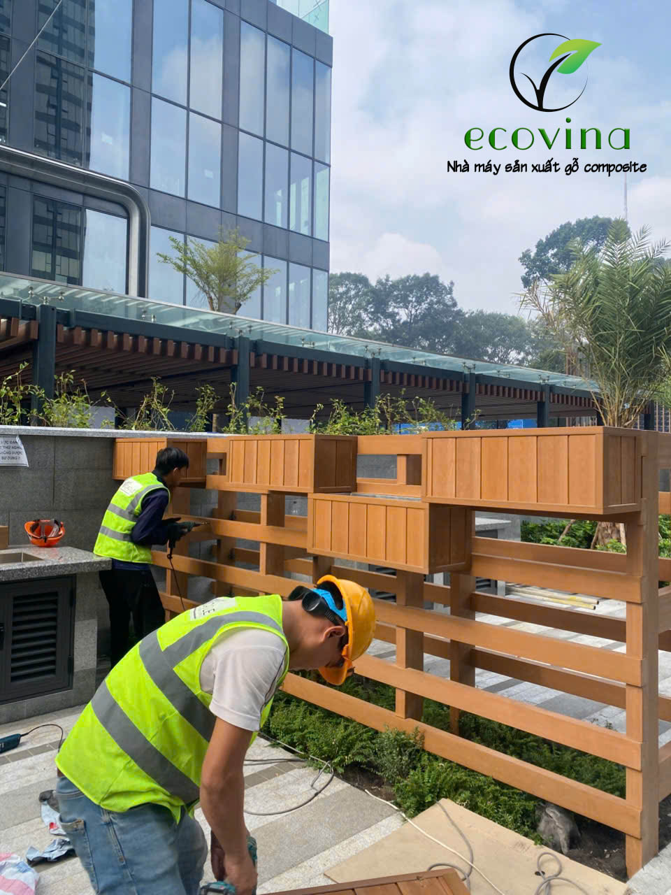 Nhà máy gỗ nhựa composite Ecovina