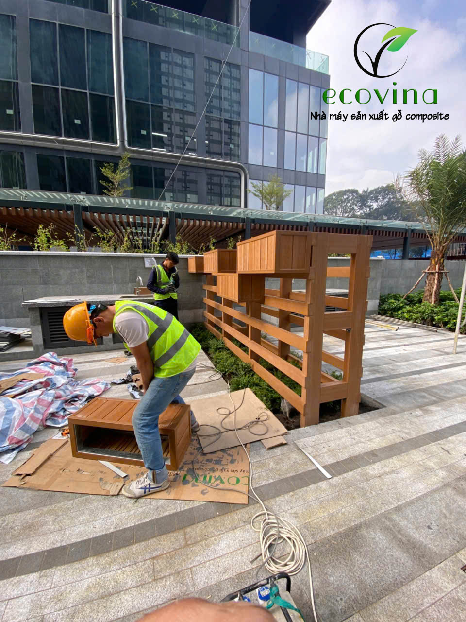 Nhà máy gỗ nhựa composite Ecovina