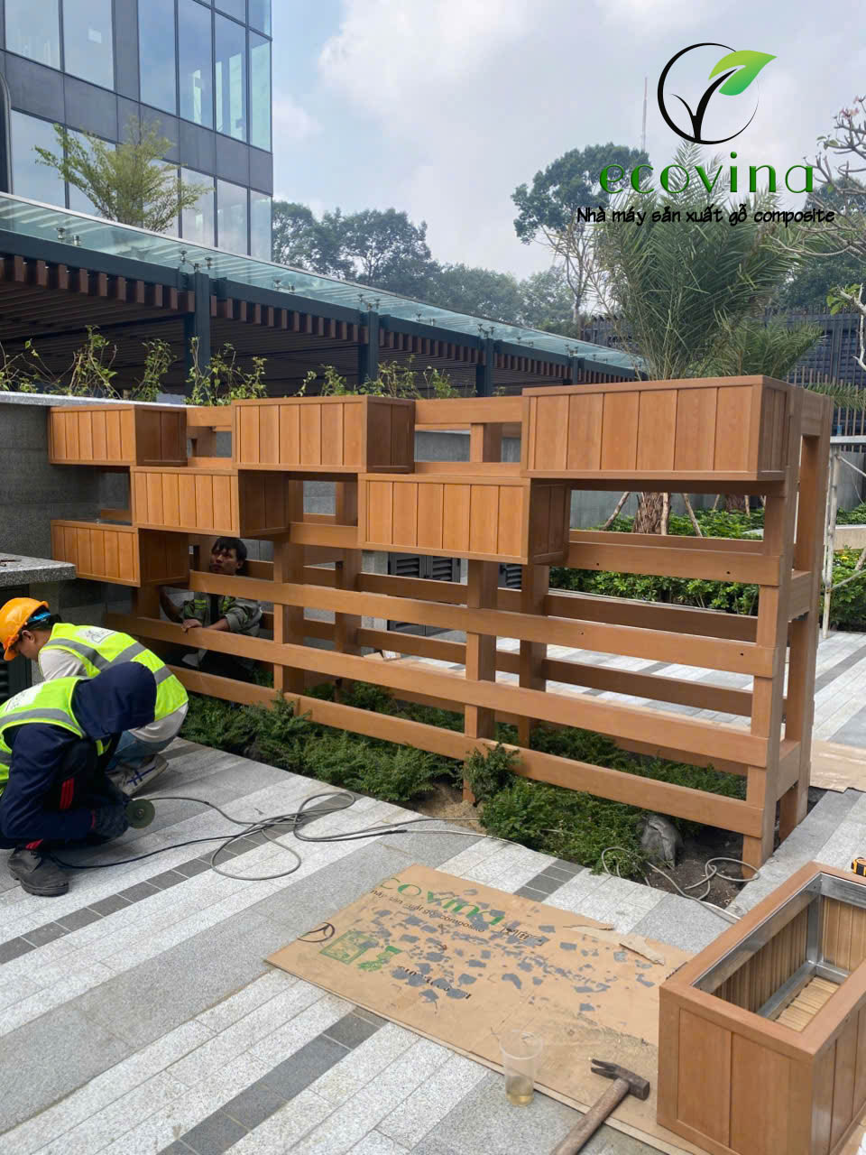 Nhà máy gỗ nhựa composite Ecovina