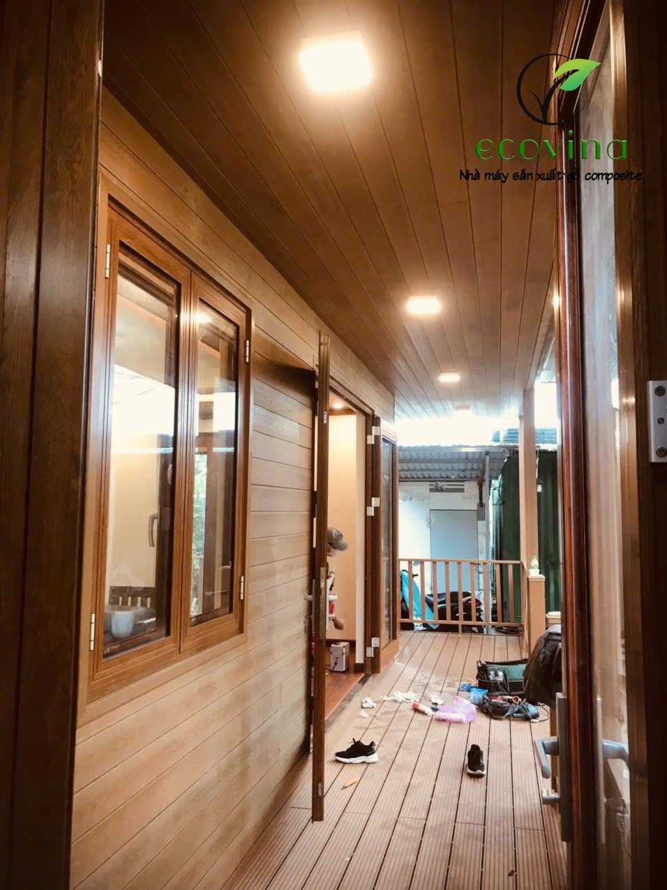 Nhà máy gỗ nhựa composite Ecovina
