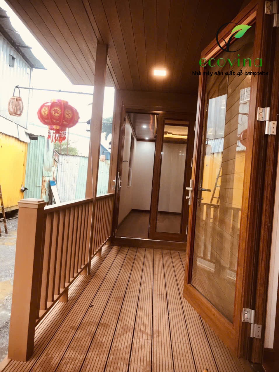 Nhà máy gỗ nhựa composite Ecovina