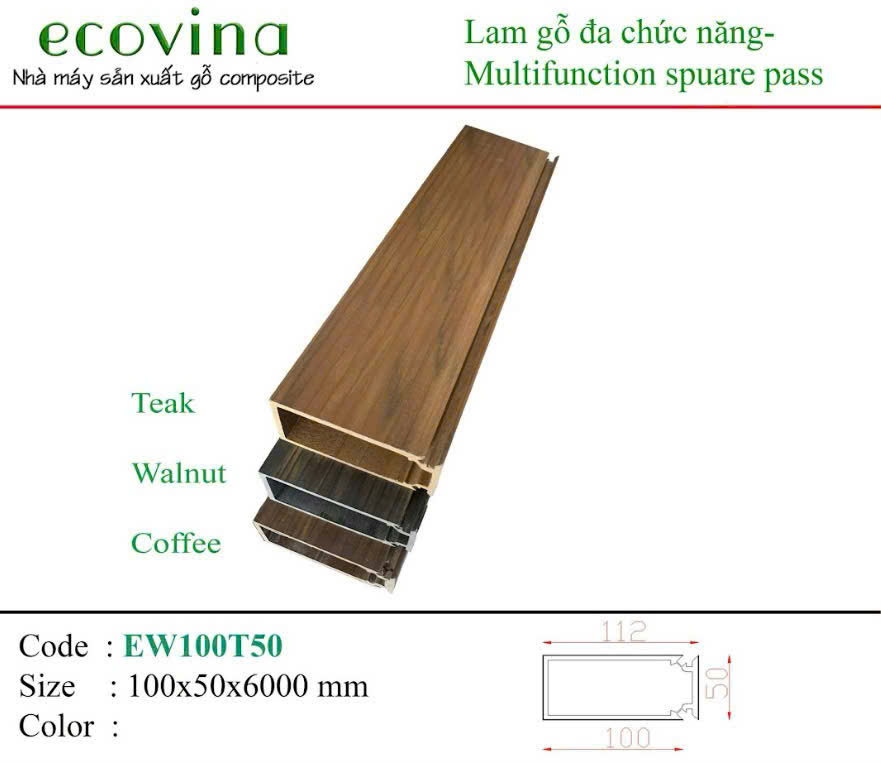 Nhà máy gỗ nhựa composite Ecovina