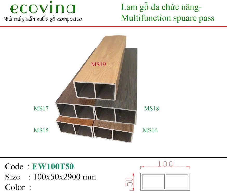Nhà máy gỗ nhựa composite Ecovina