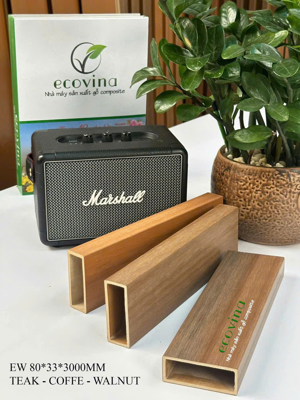 Nhà máy gỗ nhựa composite Ecovina