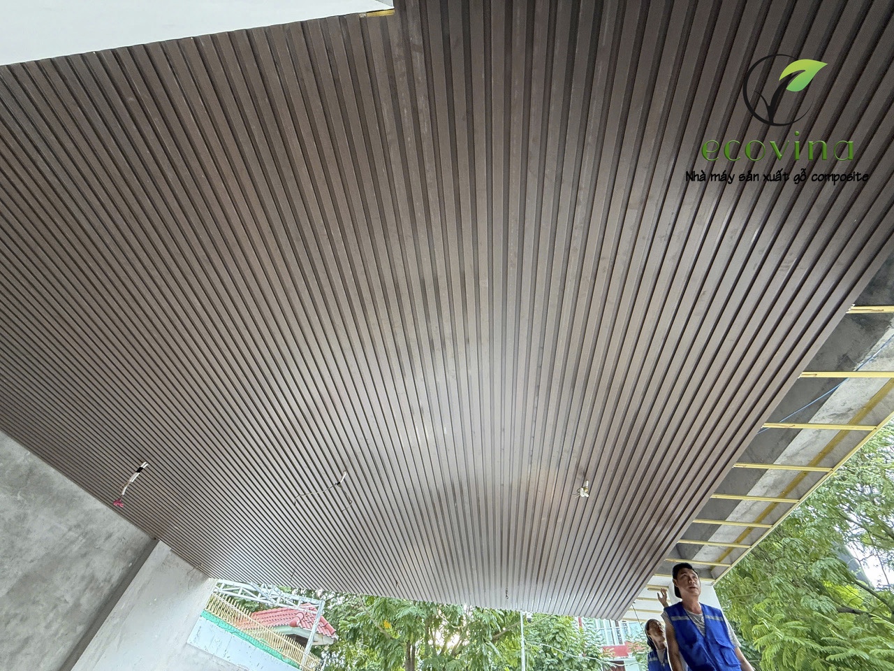 Nhà máy gỗ nhựa composite Ecovina