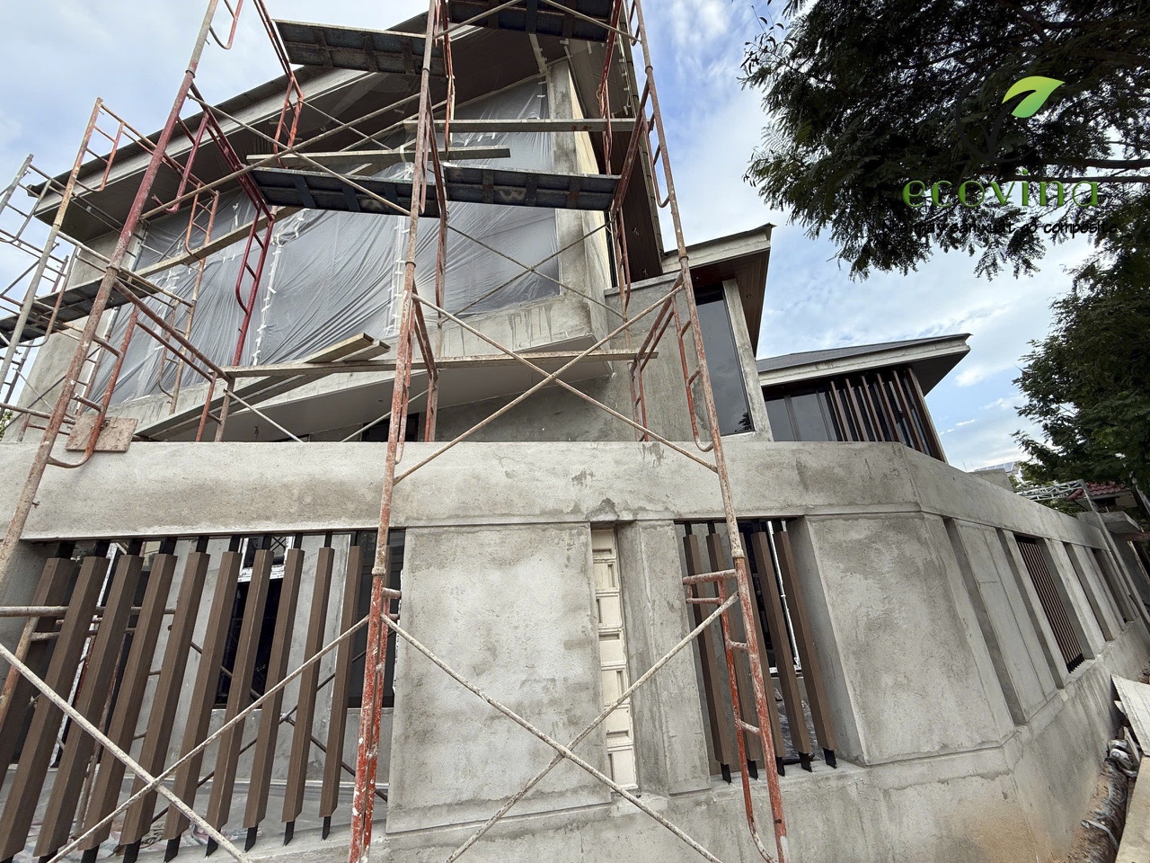 Nhà máy gỗ nhựa composite Ecovina