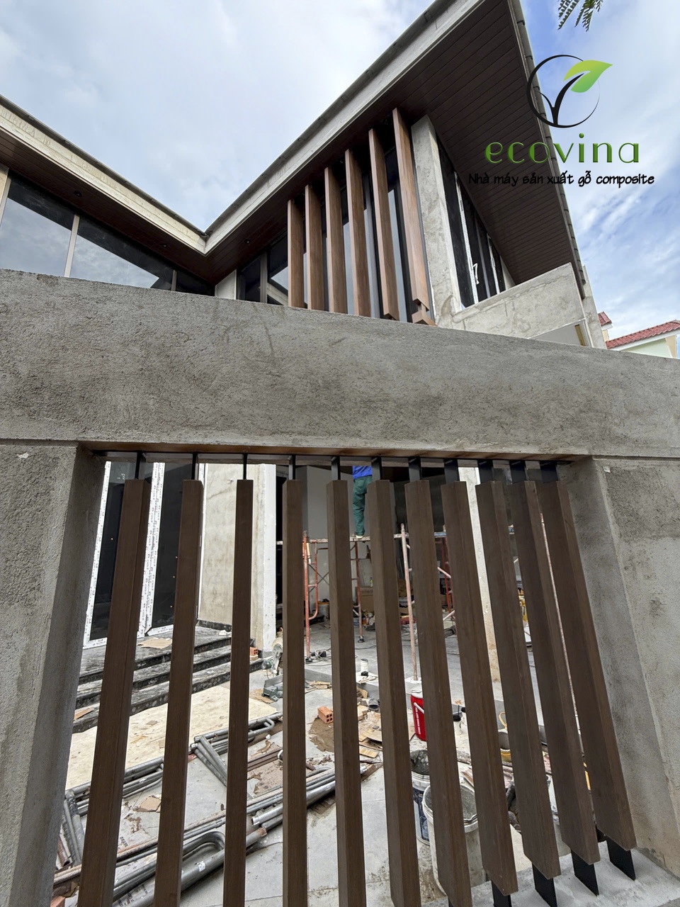 Nhà máy gỗ nhựa composite Ecovina