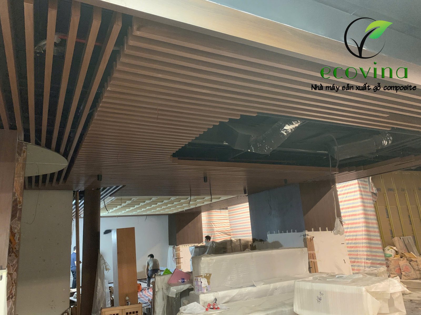 Nhà máy gỗ nhựa composite Ecovina