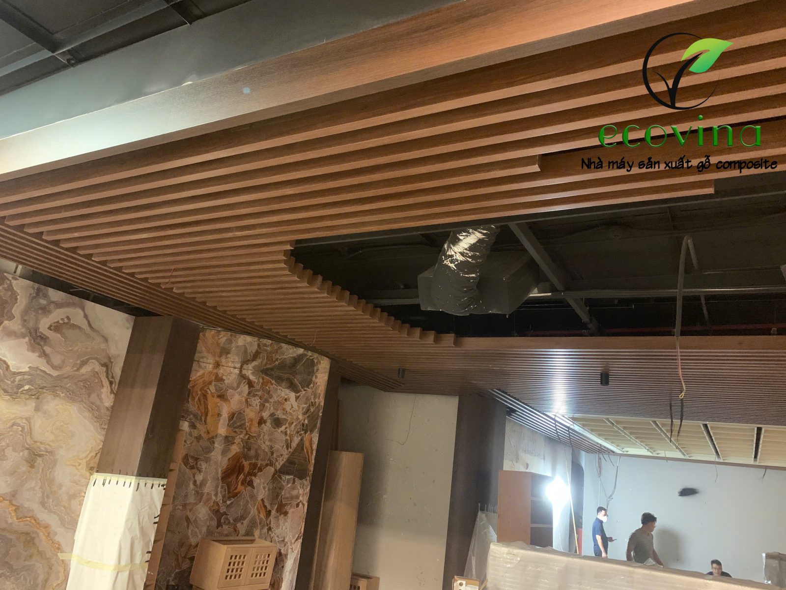 Nhà máy gỗ nhựa composite Ecovina