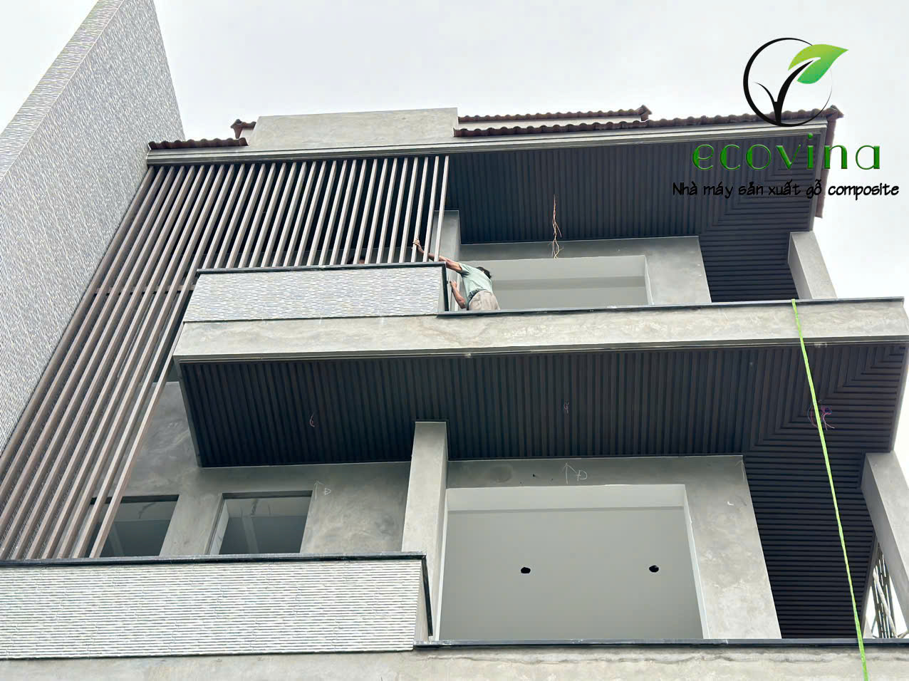 Nhà máy gỗ nhựa composite Ecovina