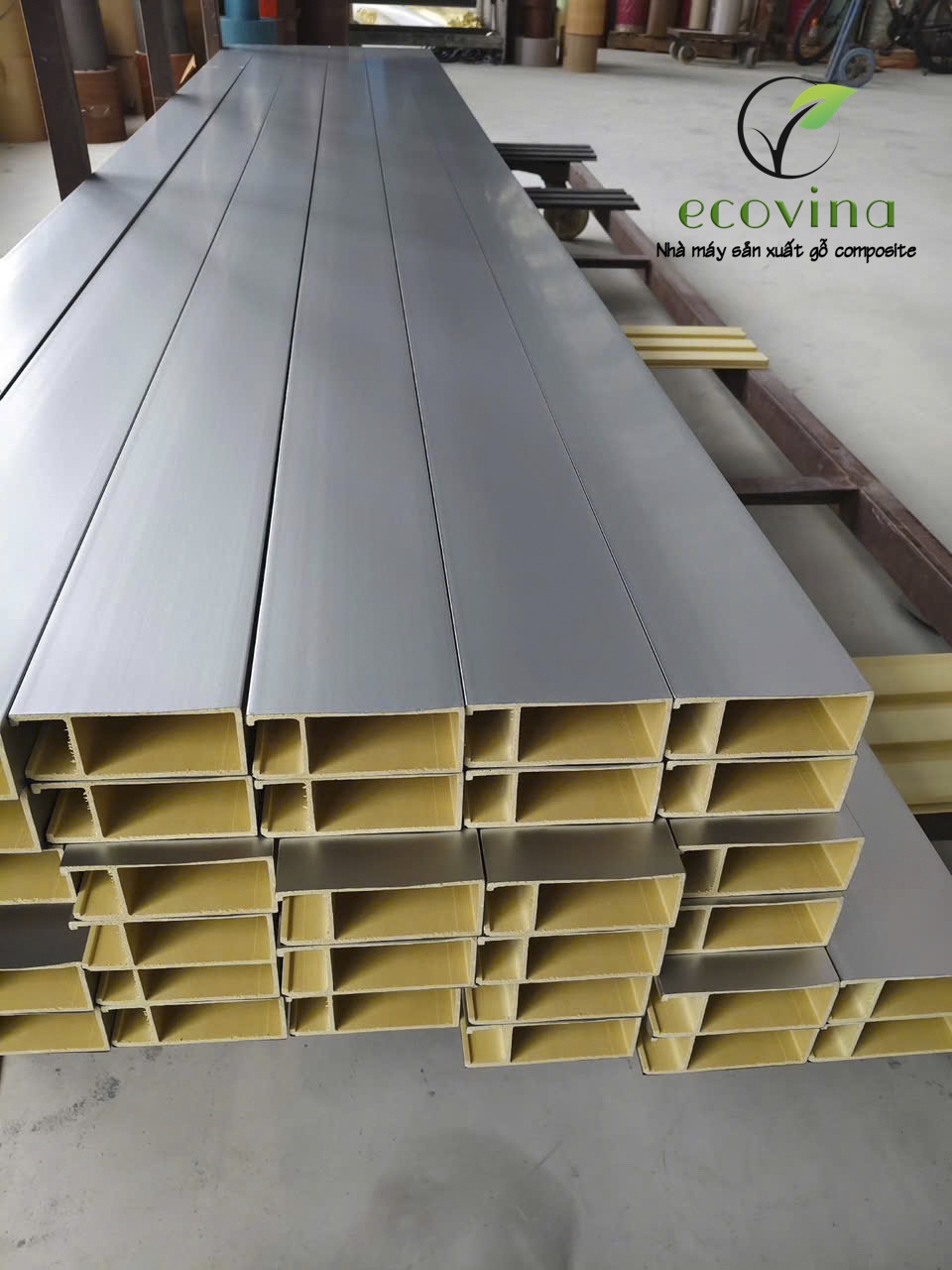 Nhà máy gỗ nhựa composite Ecovina